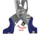 AQUA MARINE - 5" Braid Cutter Split Ring Pliers